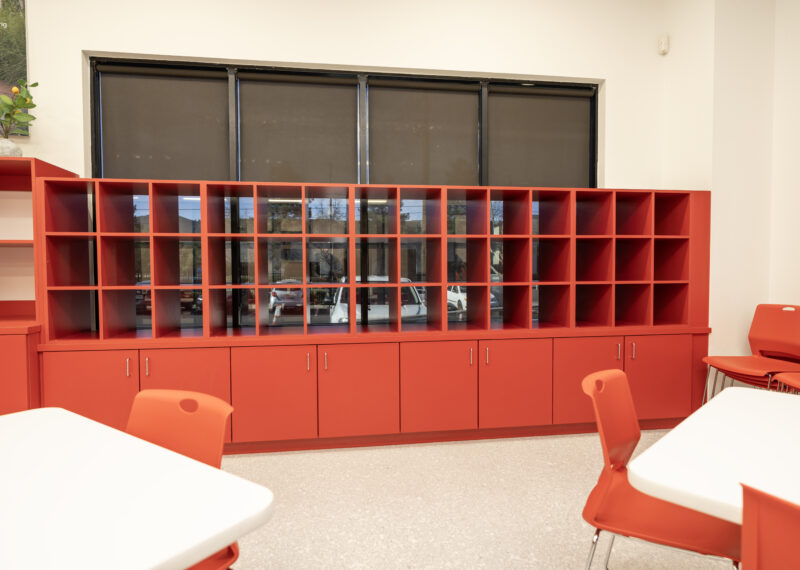 Commercial Renovation - Staff break room lockers