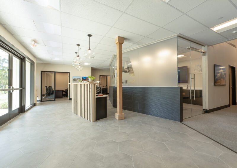 Commercial Remodel: Tenant Improvements (Lobby)