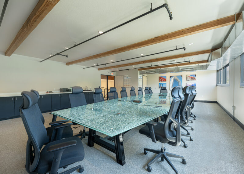 Upstairs Conference Room - Industrial Aesthetic
