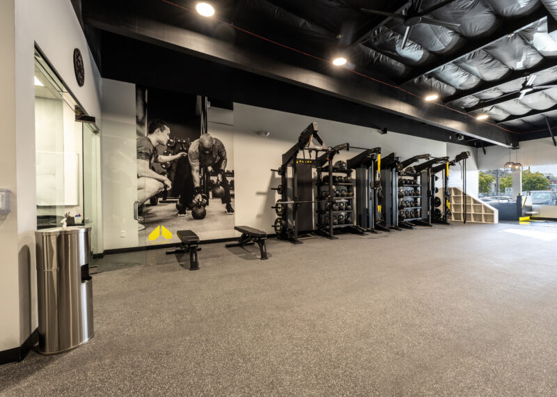 Incredible new commercial space for Alloy Gym thanks to a tenant improvements project by Youngren Construction