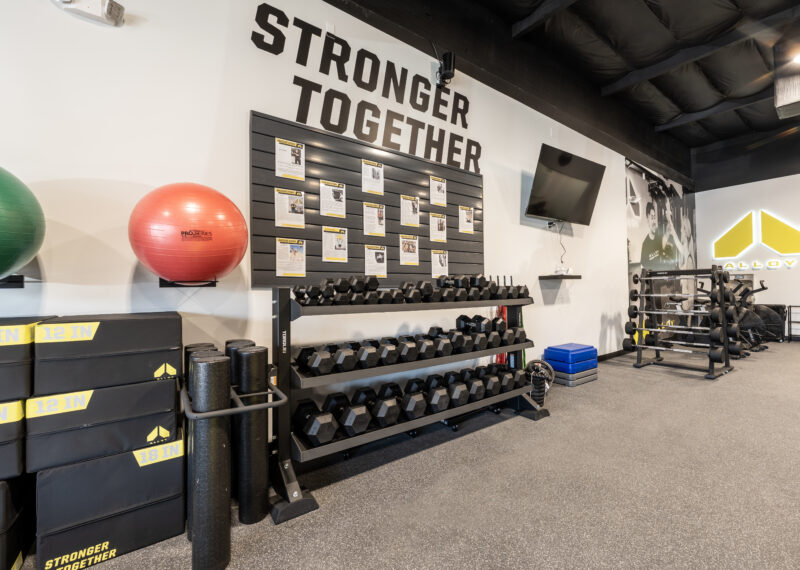 Incredible new space for Alloy Gym thanks to a commercial renovation project by Youngren Construction