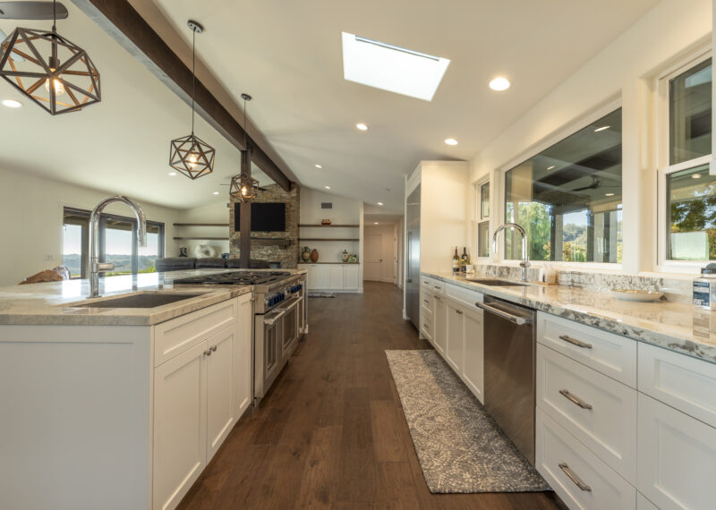 Open concept kitchen remodel in a Murrietta home by Youngren Construction