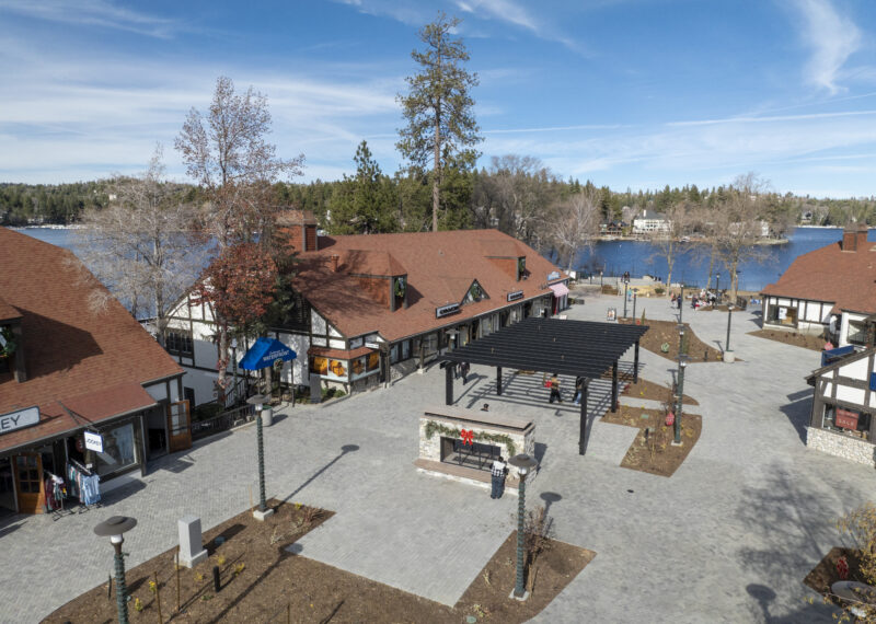 New Walkways in Lake Arrowhead Village Peninsula by Youngren Construction