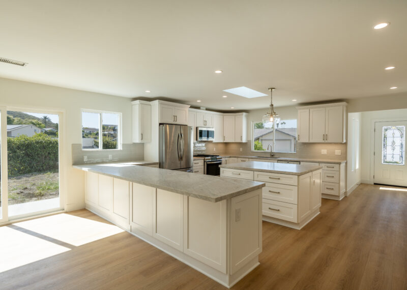 Beautiful home remodel with a spacious, modern kitchen